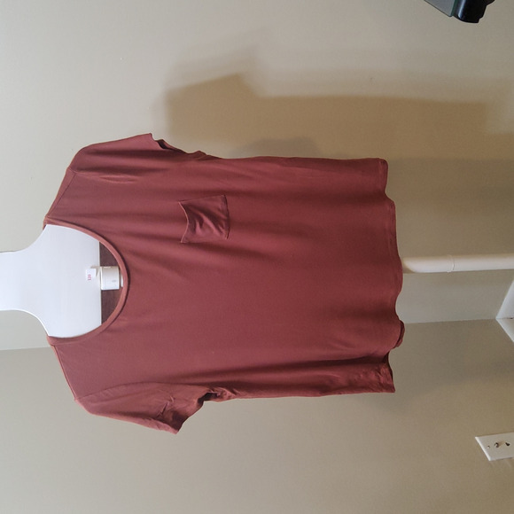 Aeropostale Seriously Soft Perfect Crew Pocket Tee Size XL Copper - Picture 3 of 8